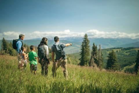 Hike with your family in Beaver Creek summer