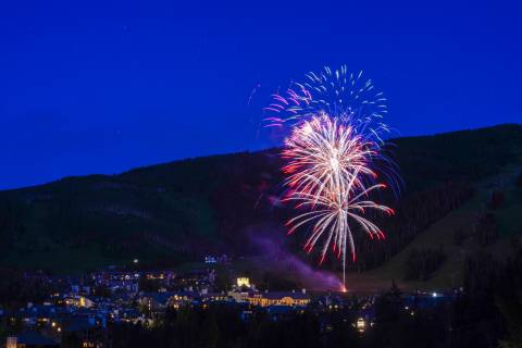 Beaver Creek 4th of July fireworks Colorado Rockies