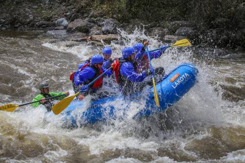 whitewater rafting in summer near Beaver Creek and Vail